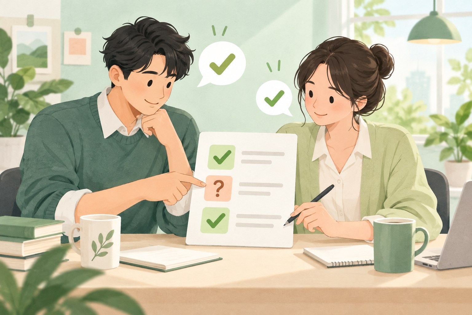 双方核对下一步动作并确认尚未解决的问题